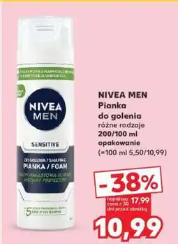 Kaufland NIVEA MEN Pianka do golenia oferta