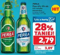 Kaufland PERŁA Piwo 6%, 0% alk. 0,5 l butelka bezzwrotna oferta
