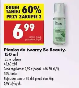 Biedronka Pianka do twarzy Be Beauty, 150 ml oferta