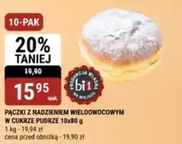 bi1 Pączki z nadzieniem wieloowocowym w cukrze pudrze oferta