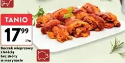 Intermarche Boczek wieprzowy z kością bez skóry w marynacie oferta