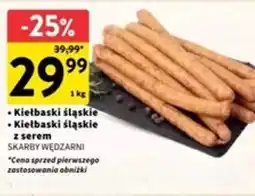 Intermarche Kiełbaski śląskie/Kiełbaski śląskie z serem oferta