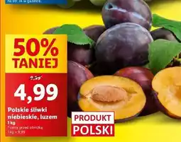 Lidl Śliwki niebieskie polska oferta