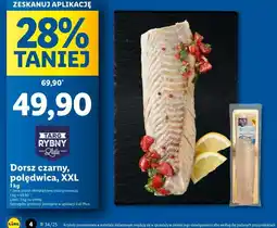 Lidl Dorsz czarny polędwica Targ Rybny Lidla oferta