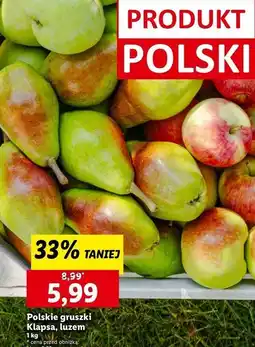 Lidl Gruszka klapsa oferta