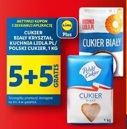 Lidl Cukier biały Polski oferta