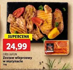 Lidl Zestaw wieprzowy w marynacie Grill And Fun oferta