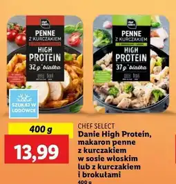 Lidl Danie penne z kurczakiem Chef Select oferta