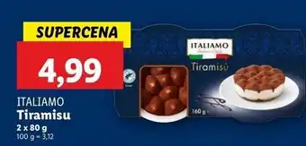 Lidl Deser tiramisu Italiamo oferta