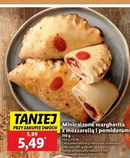 Lidl Minicalzone margherita i mozzarella z pomidorami oferta