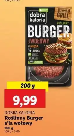 Lidl Burger wołowy Dobra Kaloria oferta
