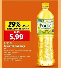 Lidl Olej rzepakowy Polski oferta