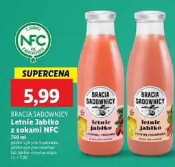 Lidl Sok letnie jabłko z cytryną i miętą Bracia Sadownicy oferta