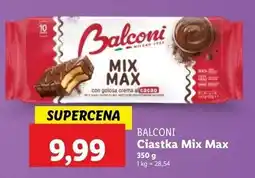 Lidl Biszkopty mix max z kremem i polewą kakaową Balconi oferta