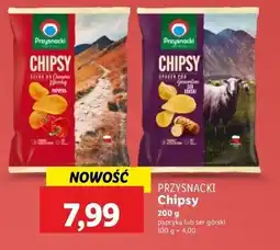Lidl Chipsy papryka łagodna Przysnacki oferta