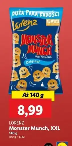 Lidl Chrupki Lorenz Monster Munch oferta