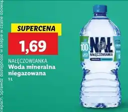 Lidl Woda niegazowana Nałęczowianka oferta