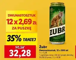Lidl Piwo Żubr 1768 oferta