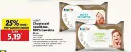 Lidl Chusteczki nawilżane natural care Lupilu Premium oferta