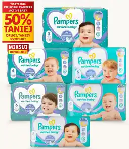 Lidl Pieluszki midi 3 Pampers Active Baby oferta