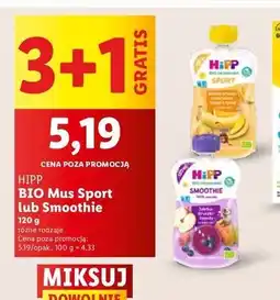 Lidl Mus jabłka-gruszki-jagody Hipp oferta