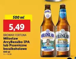 Lidl Piwo Miłosław Bezalkoholowe Pszeniczne oferta