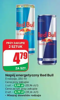 Dino Napój energetyczny bez cukru Red Bull oferta