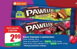 Dino Baton wiśniowy E. Wedel Pawełek oferta