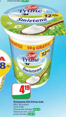 Dino Śmietana 12% Zott Primo oferta