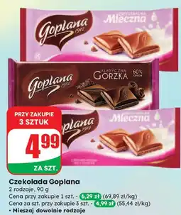 Dino Czekolada gorzka klasyczna Goplana oferta