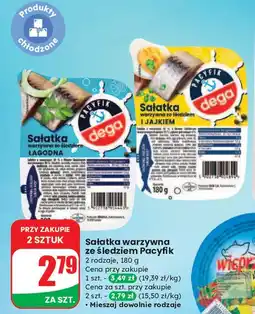Dino Sałatka warzywna ze śledziem i jajkiem Dega oferta