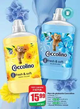 Dino Płyn do płukania happy yellow Coccolino Fresh & Soft oferta