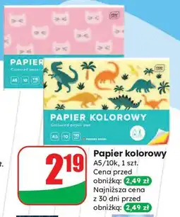 Dino Papier kolorowy a5 10 kartek Interdruk oferta