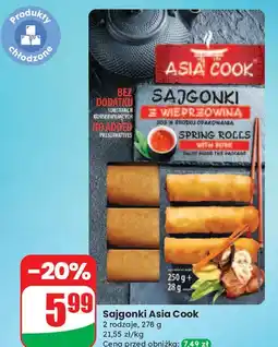 Dino Sajgonki z wieprzowiną + sos Asia Cook oferta