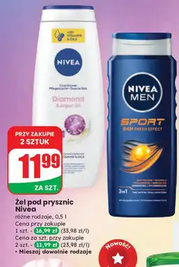 Dino Żel pod prysznic Nivea Men Sport oferta