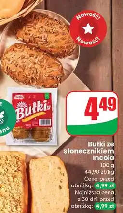 Dino Bułki bezglutenowe ze słonecznikiem Incola oferta