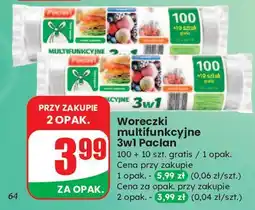 Dino Woreczki multifunkcyjne 3w1 Paclan oferta