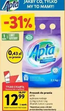 Intermarche Proszek do prania kolor Apta oferta