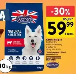 Intermarche Karma dla psa z wołowiną Butcher's Natural & Healthy oferta