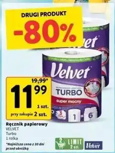 Intermarche Ręcznik papierowy Velvet Turbo oferta