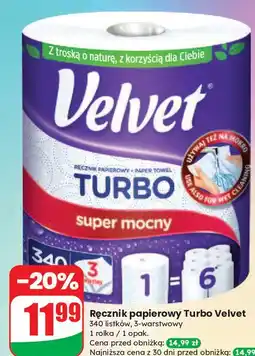 Dino Ręcznik papierowy Velvet Turbo oferta