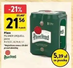 Intermarche Piwo Pilsner Urquell oferta