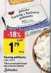 Intermarche Twaróg z bychawy półtłusty Lublanka oferta