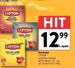 Intermarche Herbata Lipton Daring English Breakfast oferta