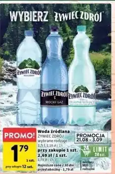 Intermarche Woda delikatnie musująca Żywiec Zdrój oferta