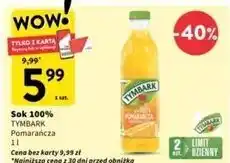Intermarche Sok pomarańczowy Tymbark oferta