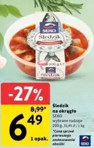Intermarche Śledzik na okrągło po kaszubsku Seko oferta
