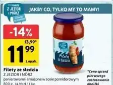 Intermarche Filety ze śledzia w sosie pomidorowym Z Jezior I Mórz oferta