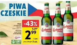 Intermarche Piwo Budweiser oferta