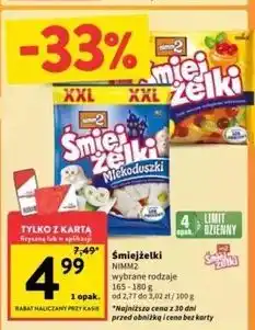 Intermarche Żelki Nimm2 Śmiejżelki Mlekoduszki oferta